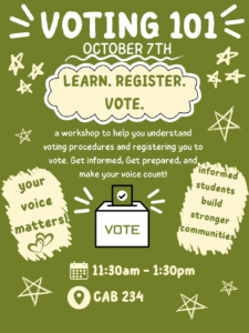 FATE Voting 101 Flyer